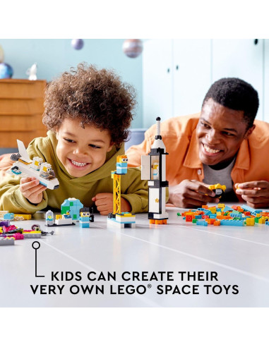 LEGO Clásico Misión Espacial 11022 - Set 1,701 Piezas para 10 Construcciones