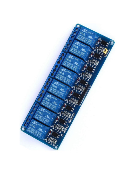 Módulo de Relé de 8 Canales Lystin DC 5V 10A para Microcontroladores