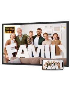 Marco de Fotos Digital 32" FULLJA FHD WiFi 64GB Control Remoto