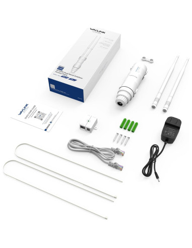 Extensor de WiFi Exterior WAVLINK AC1200 Doble Banda IP67
