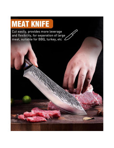 Juego de Cuchillos de Cocina Forjados Naitesen 3 Piezas 2