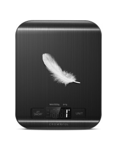 Balanza de Cocina Digital CROWNFUL 5 kg Acero Inoxidable LCD