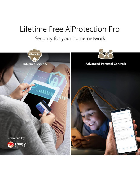 Sistema Mesh WiFi ASUS ZenWiFi XT9 AX7800 Tri-Banda 2Pack Sistema Mesh WiFi ASUS ZenWiFi XT9 AX7800 Tri-Banda 2Pack