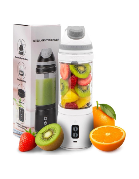 Licuadora Portátil AK ANKLAS 700ml USB 6 Cuchillas Acero Inoxidable Licuadora Portátil AK ANKLAS 700ml USB 6 Cuchillas Acero Inoxidable