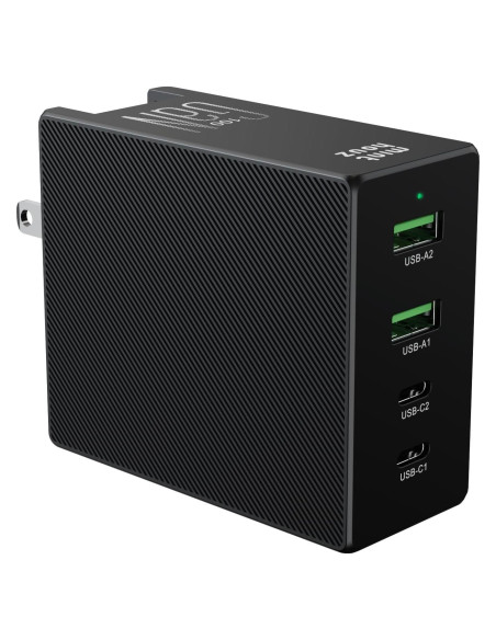 Cargador de Pared USB-C/A 100W Minthouz GaN II 4 Puertos