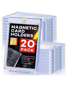 20 Fundas Magnéticas para Tarjetas 35pt ZENOWICK - Protección U-V