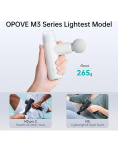 Pistola de Masaje Opove M3 Mini Portátil 7mm 4 Niveles Alivio Dolor 2