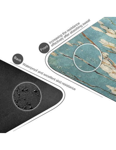 Esterilla de Yoga Caikeny Antideslizante 180x66cm Ecológica