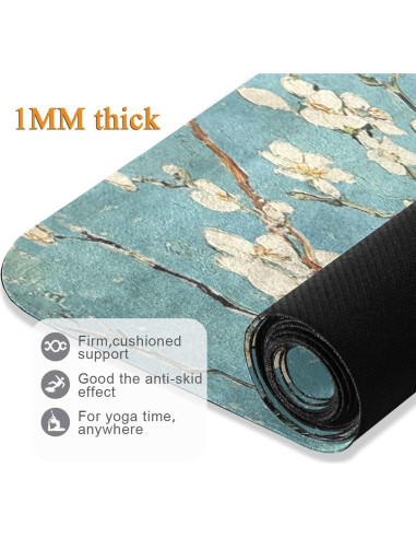 Esterilla de Yoga Caikeny Antideslizante 180x66cm Ecológica