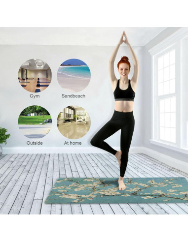 Esterilla de Yoga Caikeny Antideslizante 180x66cm Ecológica