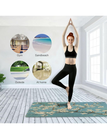 Esterilla de Yoga Caikeny Antideslizante 180x66cm Ecológica