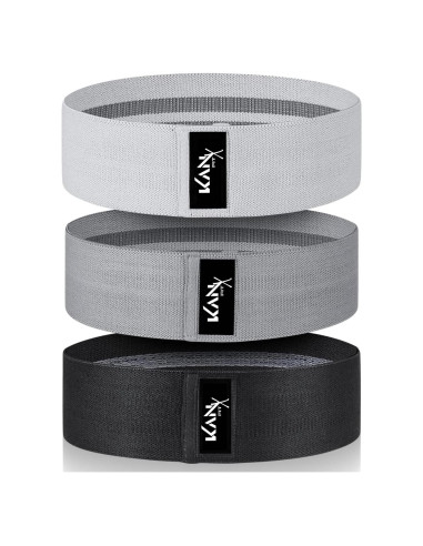 Bandas de Resistencia Antideslizantes Kan X Fit - 3 Niveles