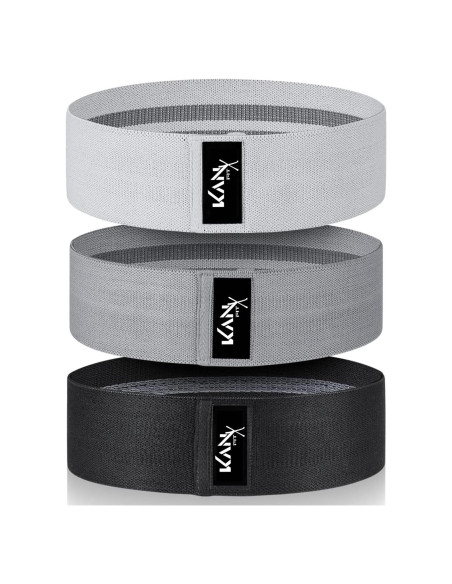 Bandas de Resistencia Antideslizantes Kan X Fit - 3 Niveles