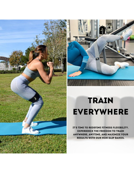 Bandas de Resistencia Antideslizantes Kan X Fit - 3 Niveles