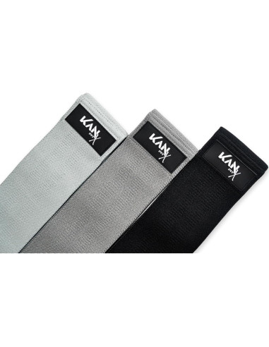 Bandas de Resistencia Antideslizantes Kan X Fit - 3 Niveles