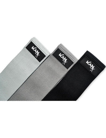 Bandas de Resistencia Antideslizantes Kan X Fit - 3 Niveles