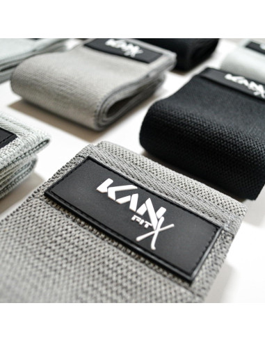 Bandas de Resistencia Antideslizantes Kan X Fit - 3 Niveles