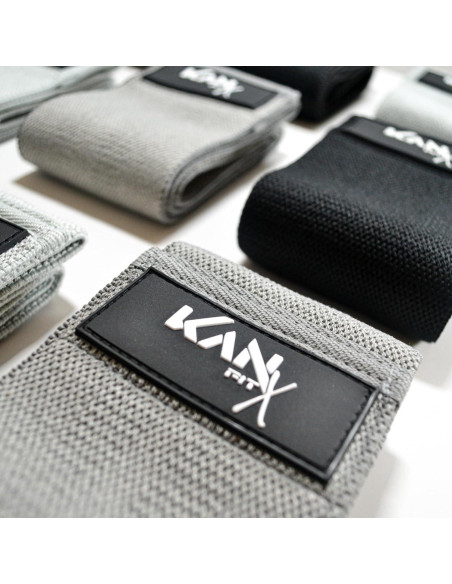 Bandas de Resistencia Antideslizantes Kan X Fit - 3 Niveles