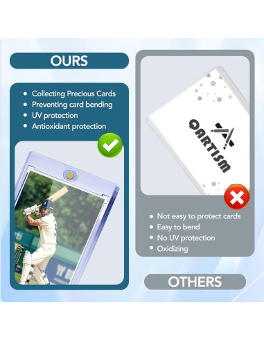 20 Fundas Magnéticas para Tarjetas 35pt ZENOWICK - Protección U-V