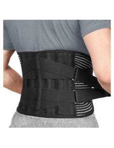 Faja de Soporte de Espalda Ajustable Hebei - Alivio Dolor Lumbar
