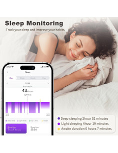 Anillo Inteligente de Salud Hunan - Monitoreo Fitness y Sueño 2