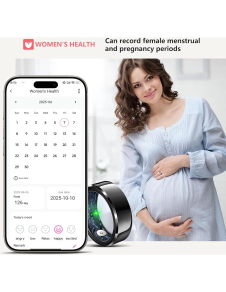 Anillo Inteligente de Salud Hunan - Monitoreo Fitness y Sueño