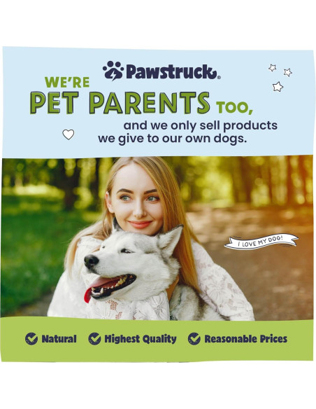 Huesos de Rodilla Naturales Pawstruck para Perros - Sabor a Res, Paquete de 10