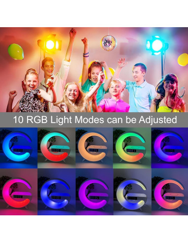 Lámpara de Mesa LED Treligate G6 con Cargador Inalámbrico