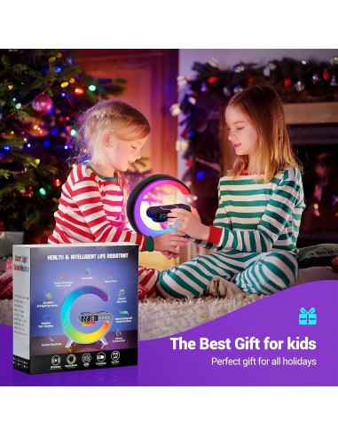 Lámpara de Mesa LED Treligate G6 con Cargador Inalámbrico