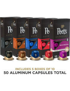 Cápsulas de Espresso Peet's Coffee - Variedad 50 Unidades 2