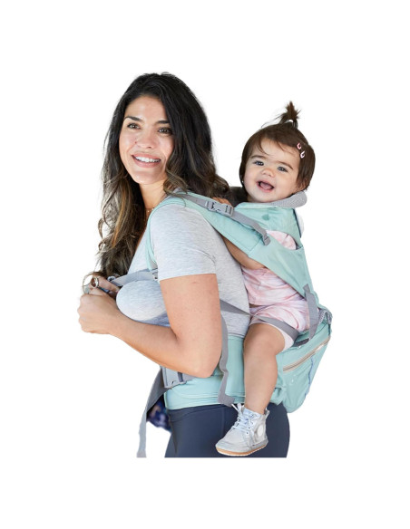 Portabebés ergonómico Baby Bells Ring 6 en 1 con almacenamiento