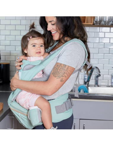 Portabebés ergonómico Baby Bells Ring 6 en 1 con almacenamiento