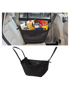 Organizador de Asiento de Coche Ecoshire 50L Plegable Negro