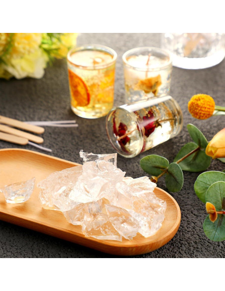 Gel de Cera para Velas MTLEE 2.7 kg + Mechas y Centradores