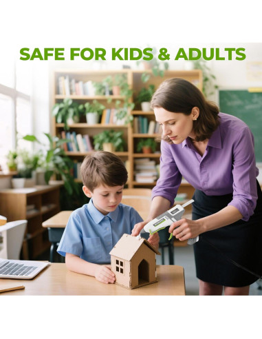 Pistola de Pegamento Caliente WORKPRO 60/100W + 10 Barras 11mm