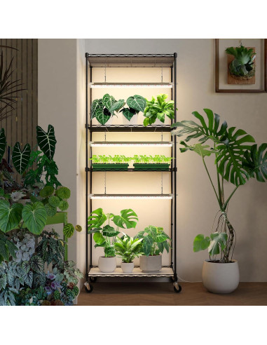 Estante para Plantas Bstrip con Luz de Crecimiento 72W 150cm