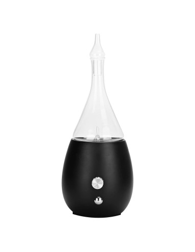 Difusor de Aceite Esencial Lychee de Vidrio y Madera Negro