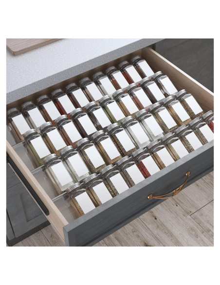 Organizador de Especias Antimbee 8 Piezas Expandible 33-66 cm Organizador de Especias Antimbee 8 Piezas Expandible 33-66 cm