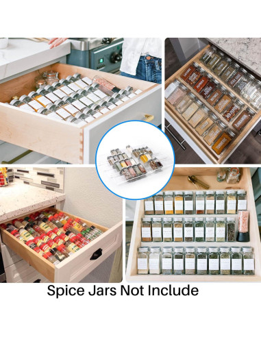 Organizador de Especias Antimbee 8 Piezas Expandible 33-66 cm