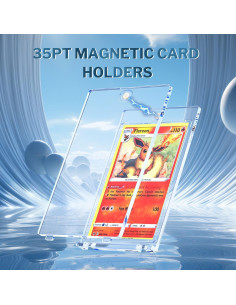 Paquete de 20 Soportes Magnéticos para Tarjetas 35pt YHIJF 2