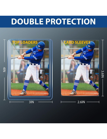 200 Fundas para Cartas PJU - 100 Top Loaders + 100 Fundas Suaves