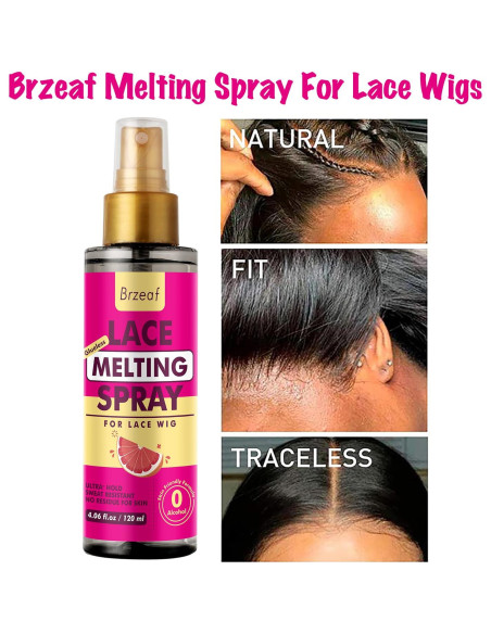 Spray Derretidor para Pelucas de Encaje OL 120ml - Secado Rápido