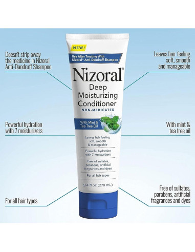 Champú Anticaspa Nizoral 198 g + Acondicionador 266 g