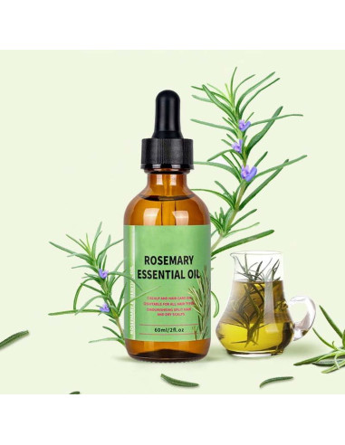 Aceite de Romero Orgánico LABJD 47.6 ml para Crecimiento Cabello