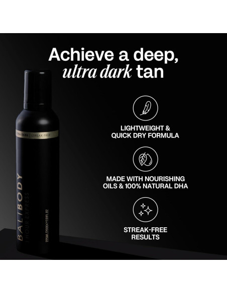 Bali Body Auto Bronceador 1 Hora Expresa Ultra Oscuro 225 ml