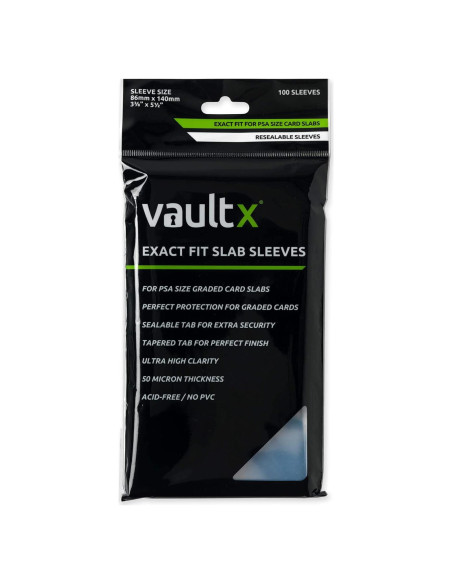 Fundas para Tarjetas Graduadas Vault X PSA - Paquete de 100