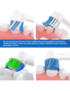 Cabezas de cepillo de dientes Oral B AOBAMA 12 piezas blanco 2