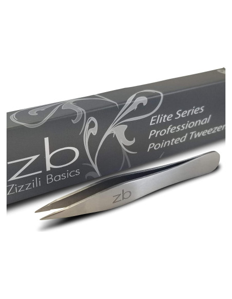 Pinzas Puntiagudas Zizzili Elite - Acero Inoxidable 8.9 cm