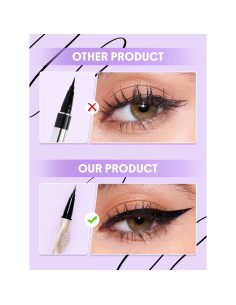 Delineador Líquido SHEGLAM Glide Control Negro Mate 15.29 cm 2