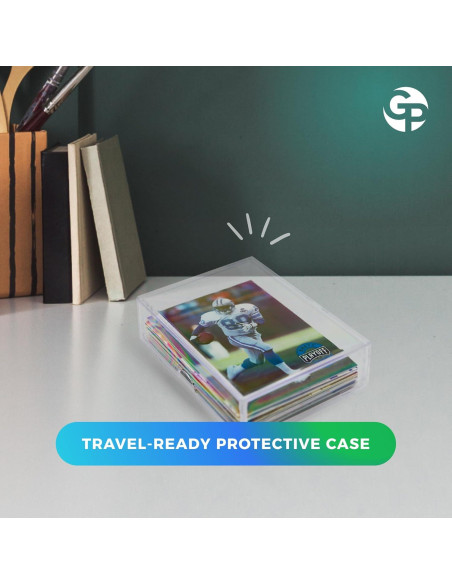 10 Cajas de Almacenamiento de Cartas Gary Plastic 8.9x6.4x2.5 cm